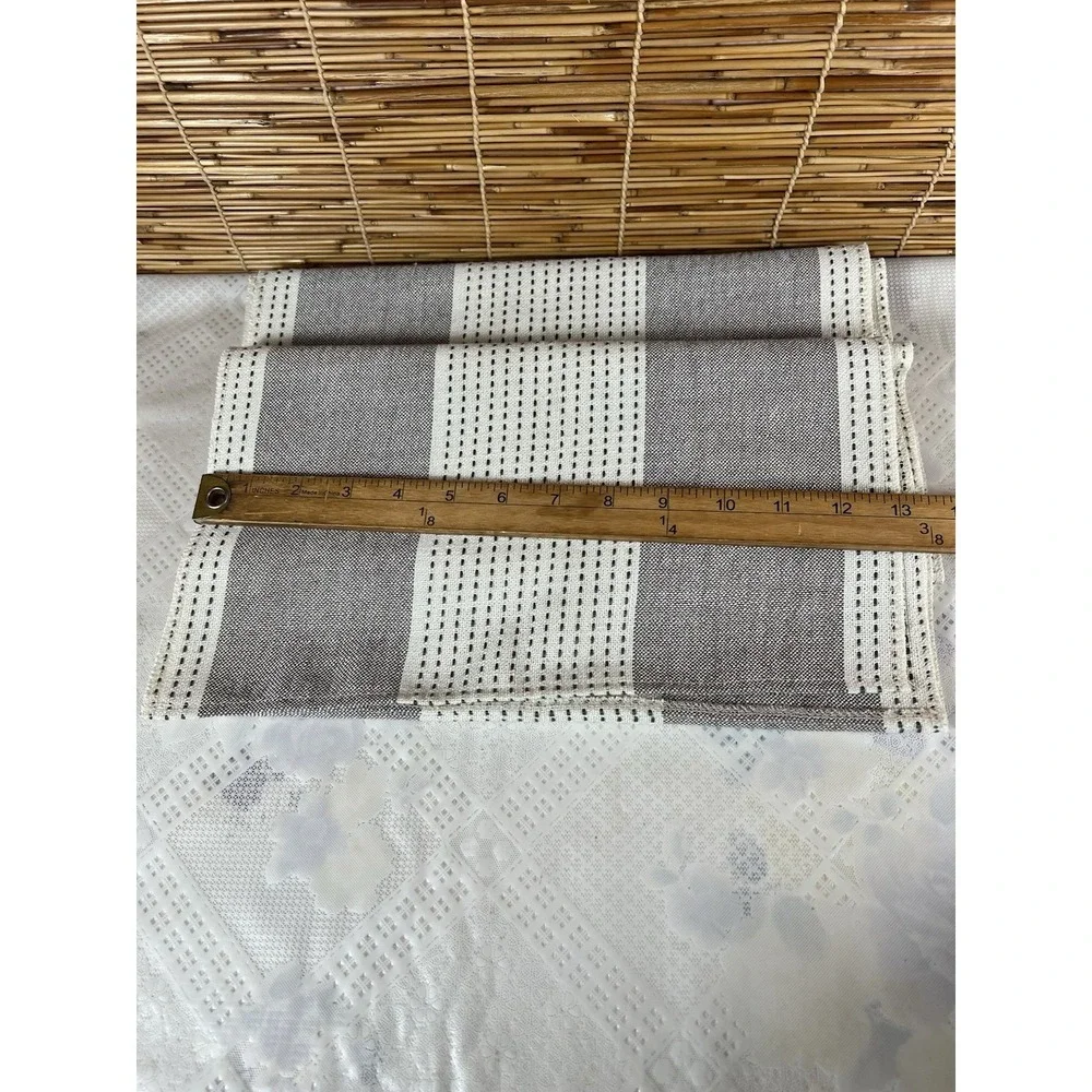 Farmhouse Rustic Macrame Tablerunner  13x108 Inch Light Brown - Picture 3 of 7